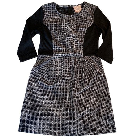 Romeo & Juliet Couture Black and White Tweed Dress - Size S - Picture 3 of 10